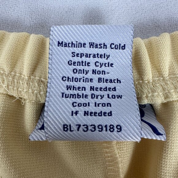 Blair Womens Pull-On Elastic Waist Yellow Lightweight Pants Size 20W Polyester - Picture 6 of 6